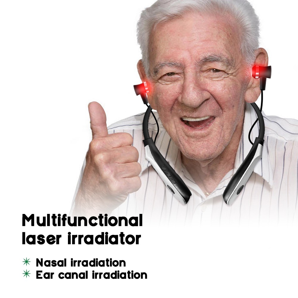 NEW Earplug 650NM Laser Therapy For Ear And Nose Tinnitus & Rhinitis Relief
