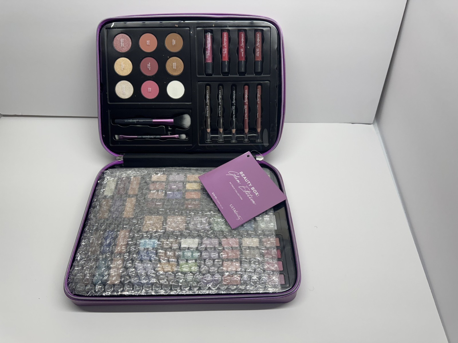 ULTA Beauty Makeup Kit Light Pink Beauty Box GLAM Edition 94 PIECES Ret. $200 –