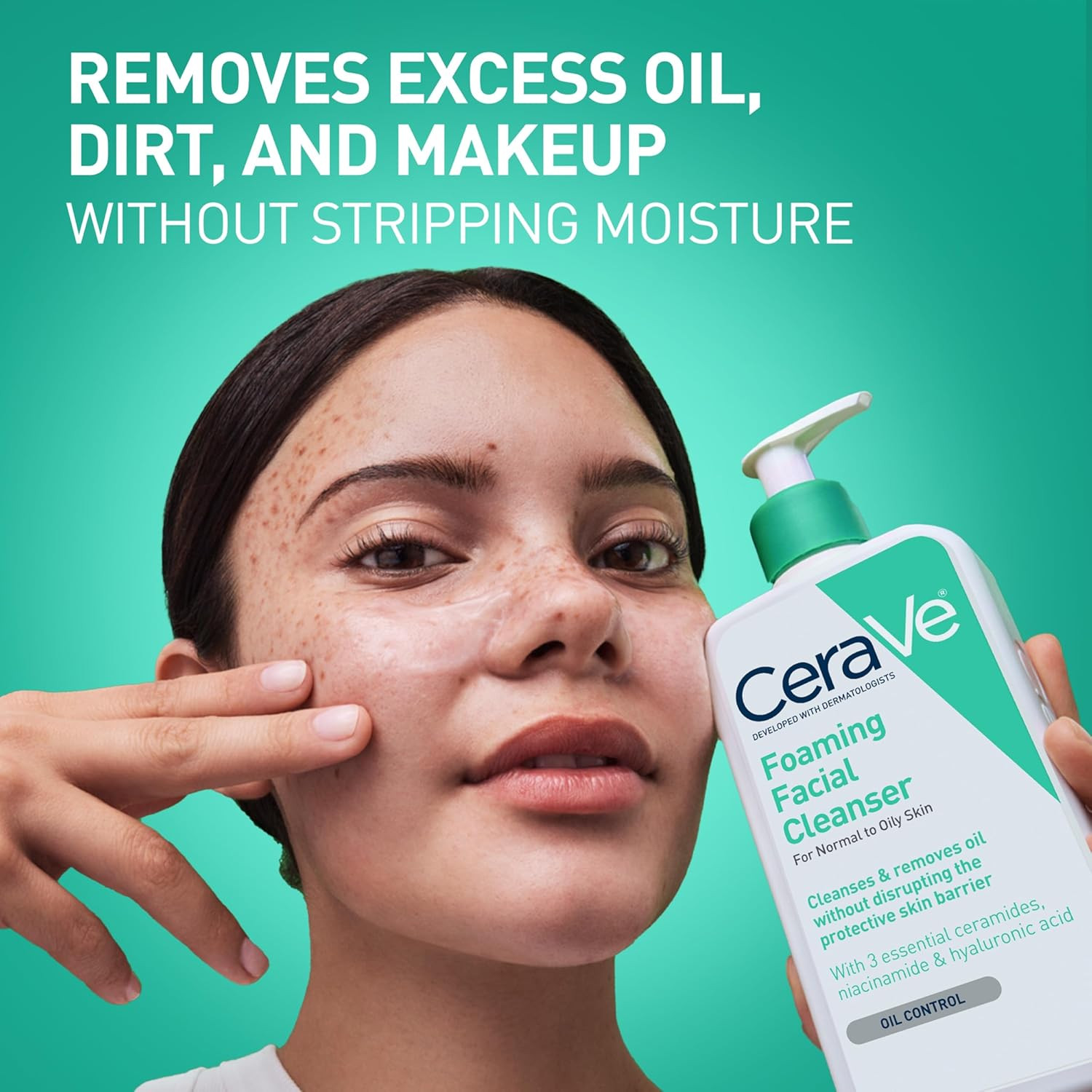 CeraVe Foaming Facial Cleanser 16oz Oily Skin Daily Face Wash