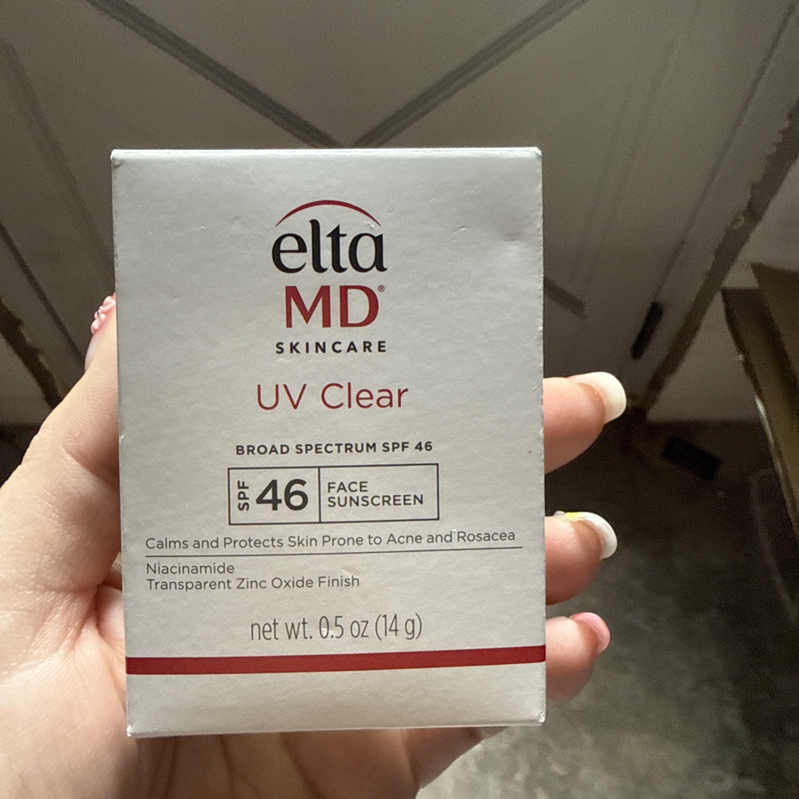 EltaMD Skincare UV Clear Broad-Spectrum SPF 46 Travel Size – 0.5 oz Exp 04/2026