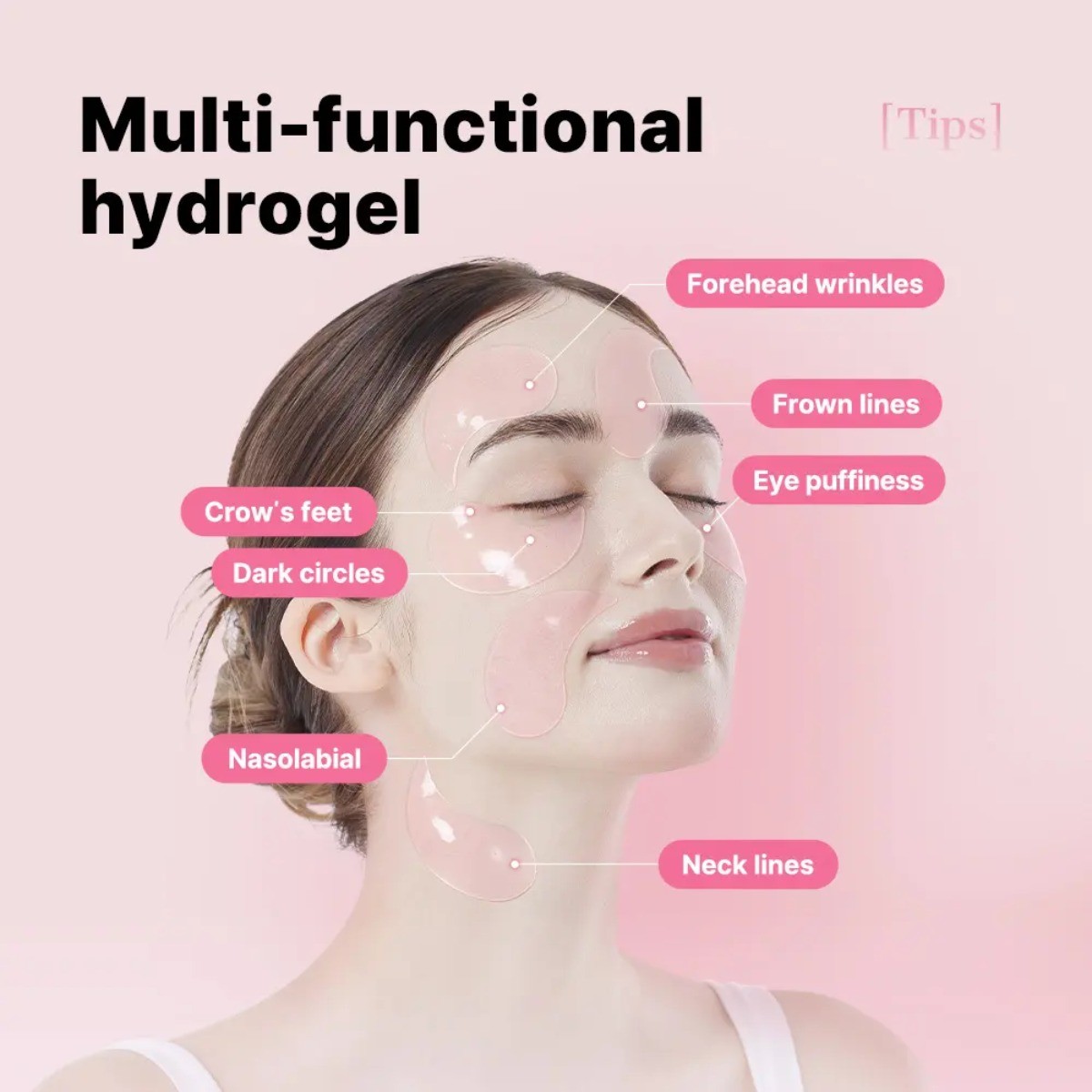 COSRX Peptide Collagen Hydrogel Eye Patch 60 Patches Hydrate Reduce Puffiness