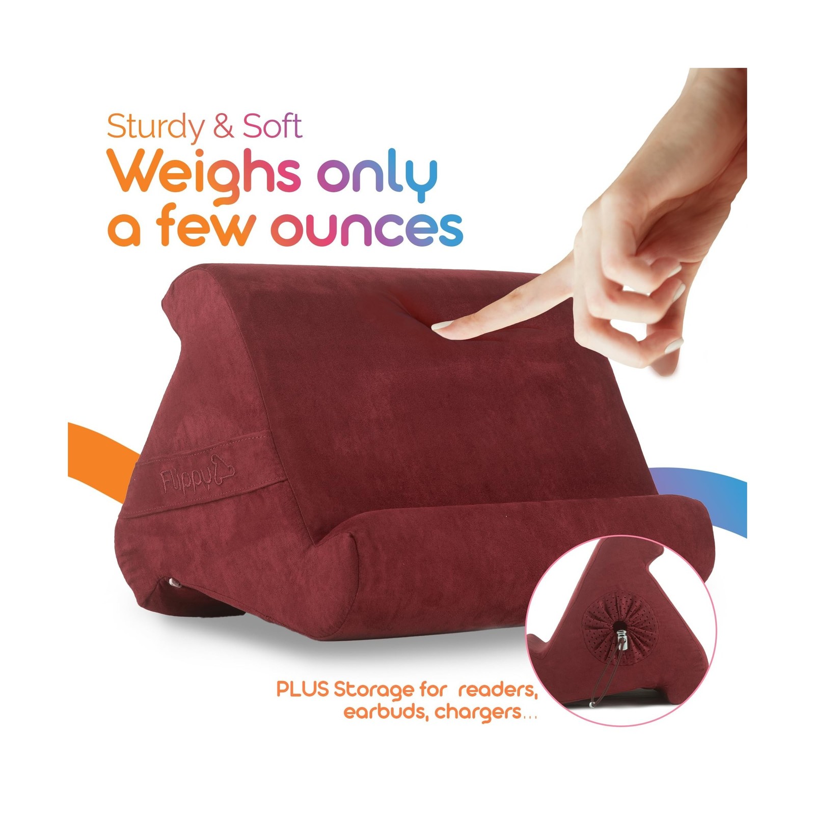 Flippy Original Tablet Pillow Stand & iPad Holder, Gift for Boo… FAST USA SHIP