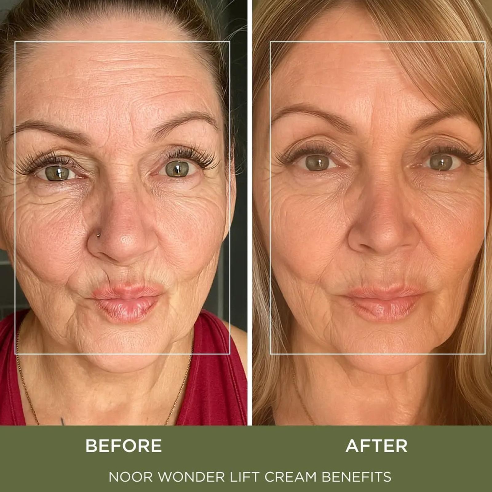 2 Pack Noor Wonder Lift Cream Natural 2Fl Oz Women Anti-Aging Lift Skin Cream US