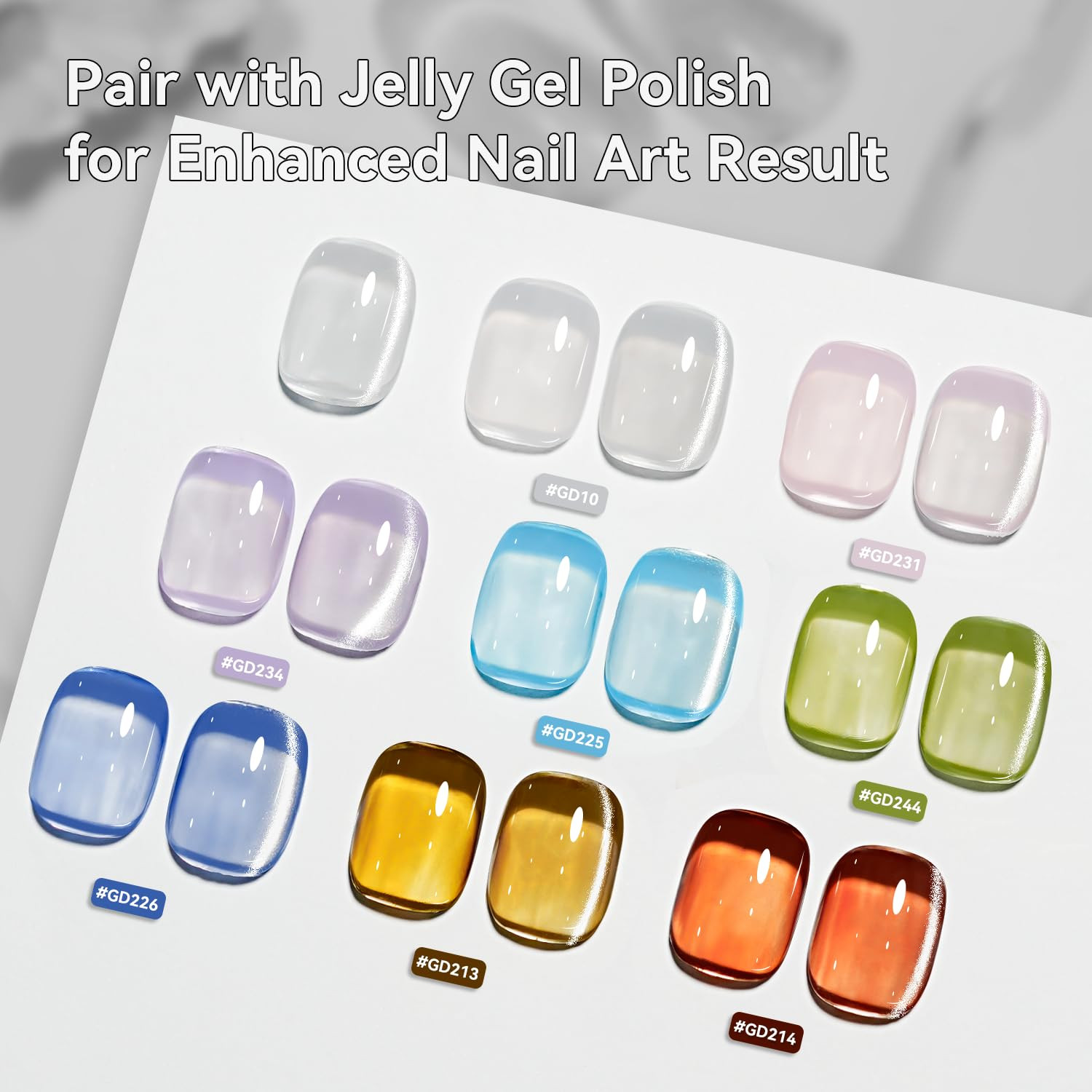 Moonlight Silver Cat Eye Gel Nail Polish,16.5Ml Glassy Holographic Silver Cat Ey