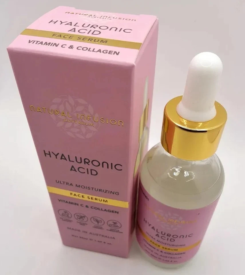 Natural Infusion Australia Hyaluronic Acid Vitamin C Collagen Face Serum 50ml t