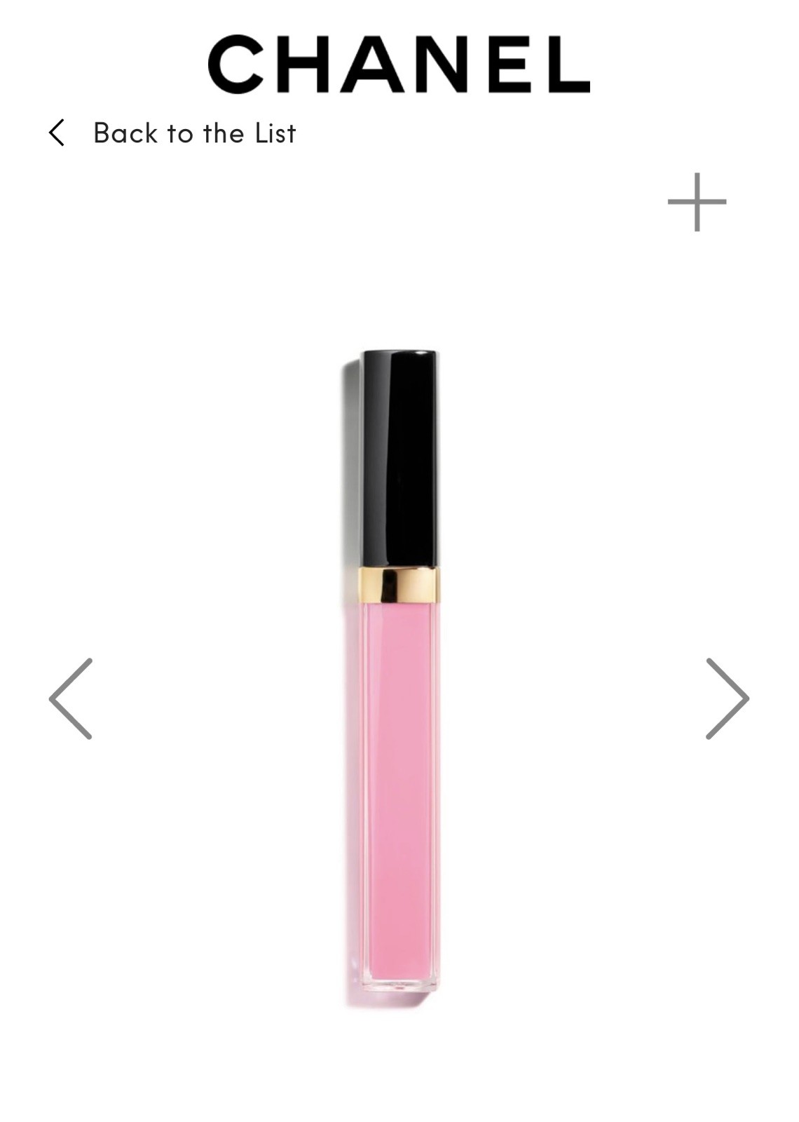 Chanel Lip gloss Rouge Coco Gloss 804 ROSE NAIF **Discontinued Formula**