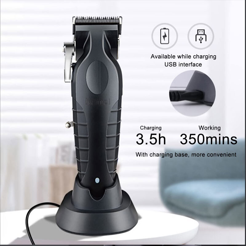 Kemei-2299 Cordless Electric Hair Trimmer Clipper Professional Cutting Machine