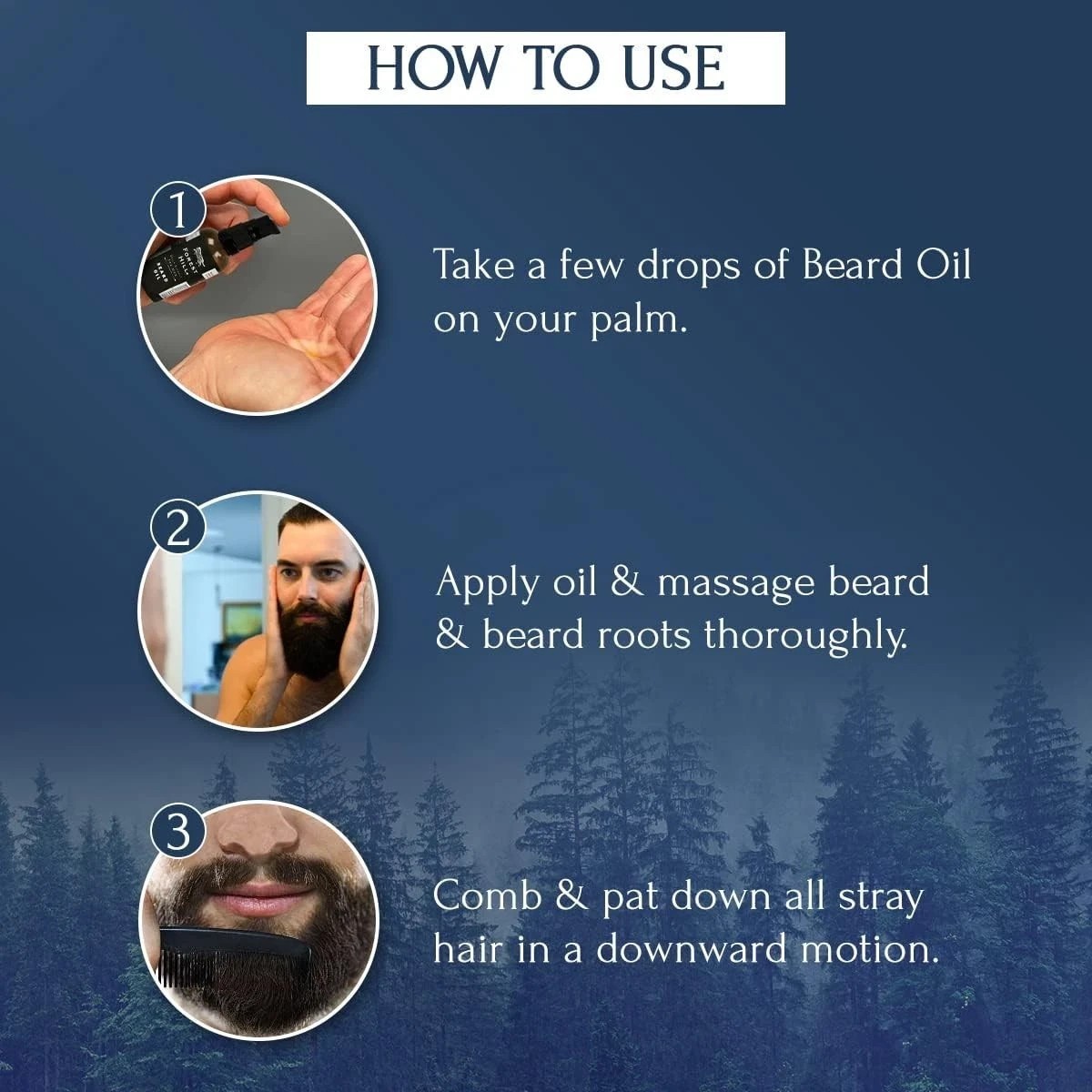 Forest Hill Beard Oil For Men 50ml Each Set Of 2