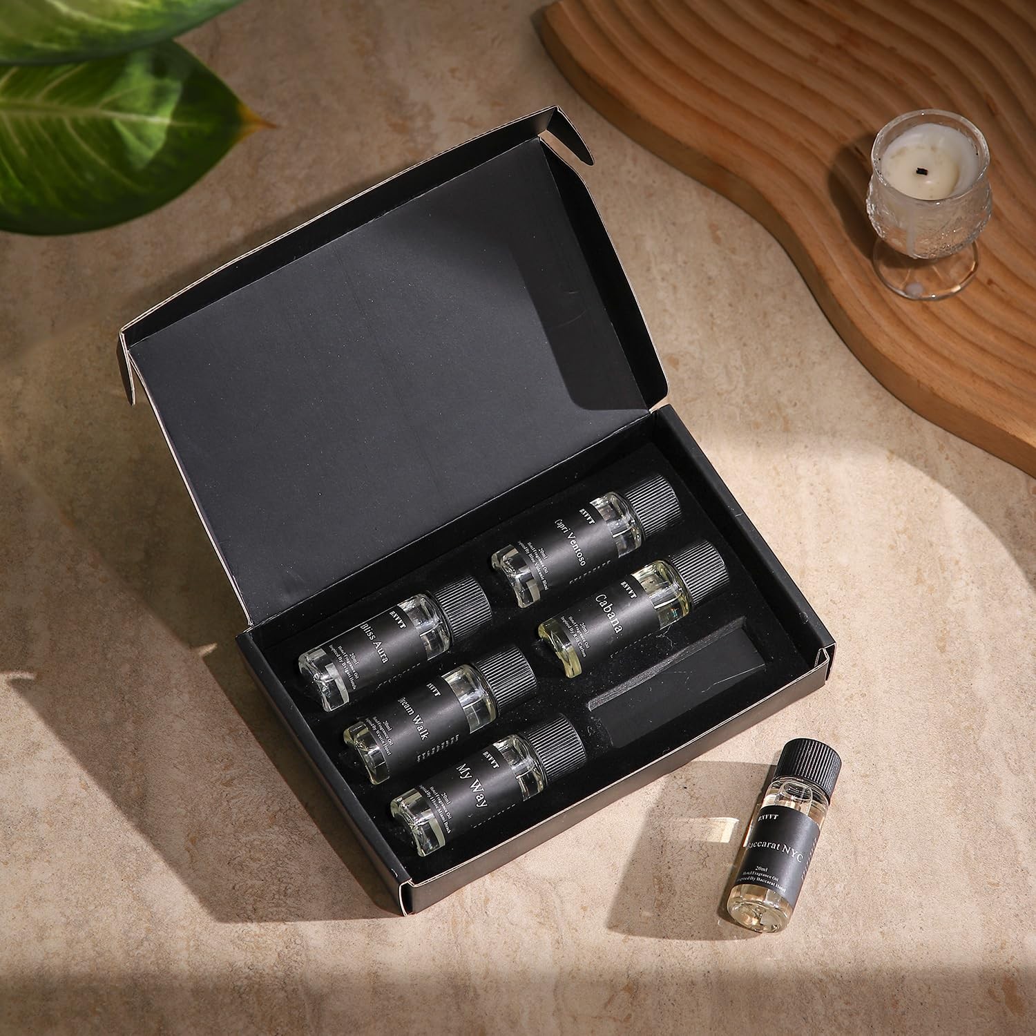 Hotel Collection Fragrance Oil Set (6 x 20ml) – Luxury Aroma Oils for Diffuse…