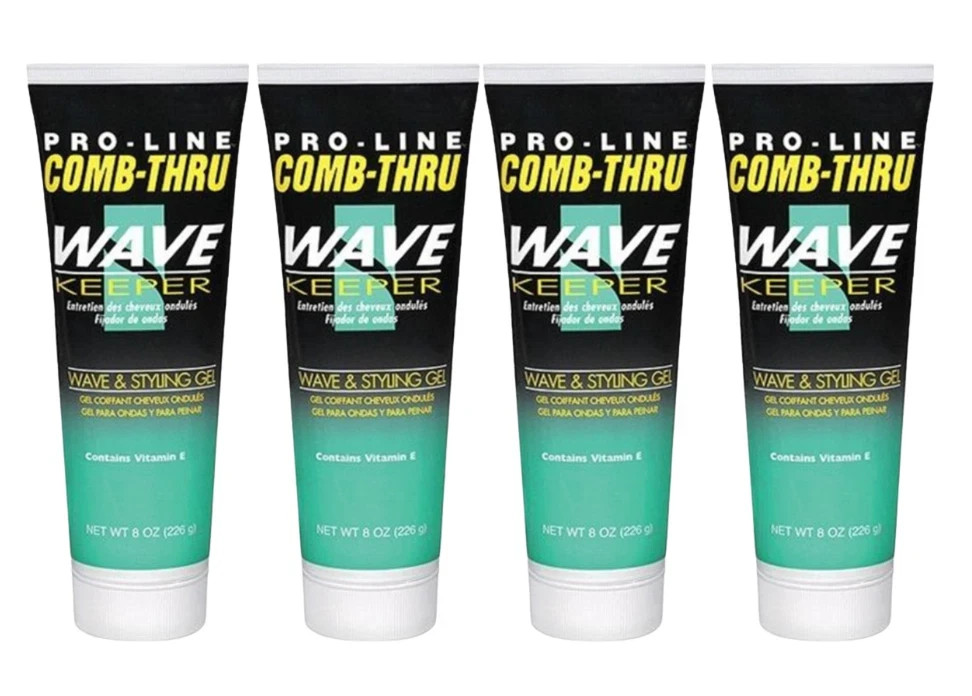 Pro-Line Comb-Thru Wave Keeper Wave & Styling Gel 8 oz 3-Pack