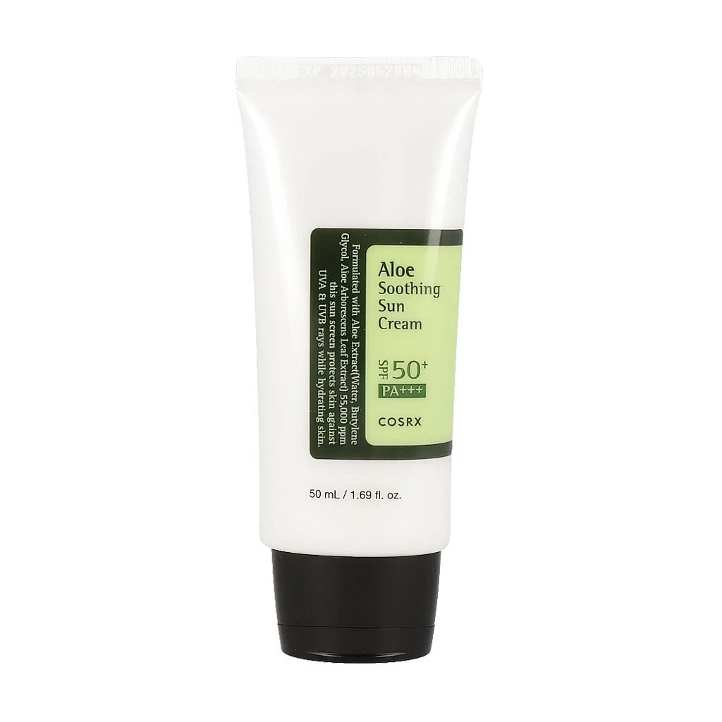 COSRX Aloe Soothing Sun Cream 50ml SPF50+ PA+++ Korean Cosmetics Beauty