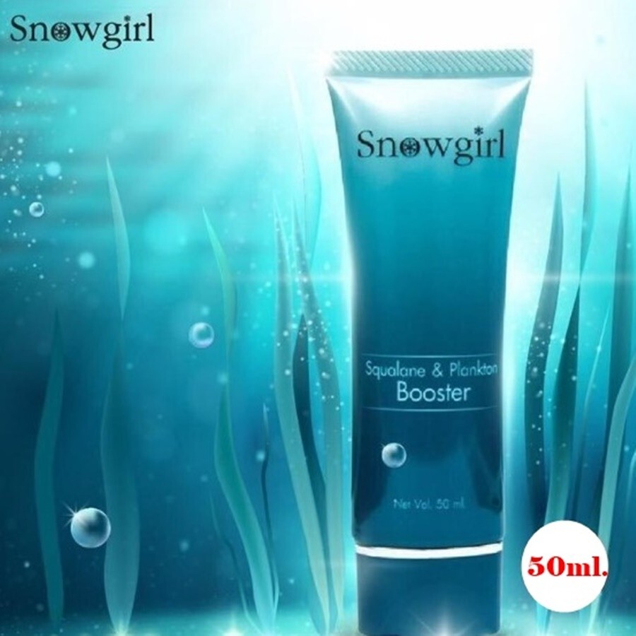 3 x 50 ml. Snowgirl Plankton & Squalane Booster Skin Clear Moisturizer Brighten