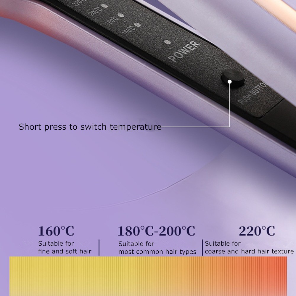 Flat Portable Hair Iron Hair Straightener Curler Professional Hair Irons Ceramic