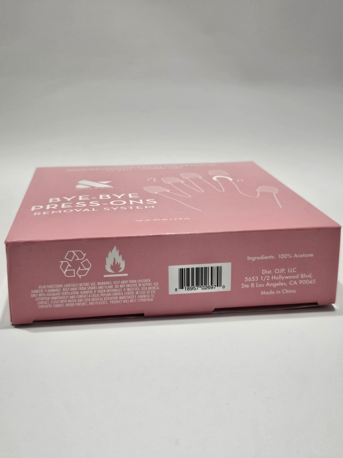 Olive & June Press-Ons Nail Remover Kit -32pc – 2.03 fl oz Pack Of 2