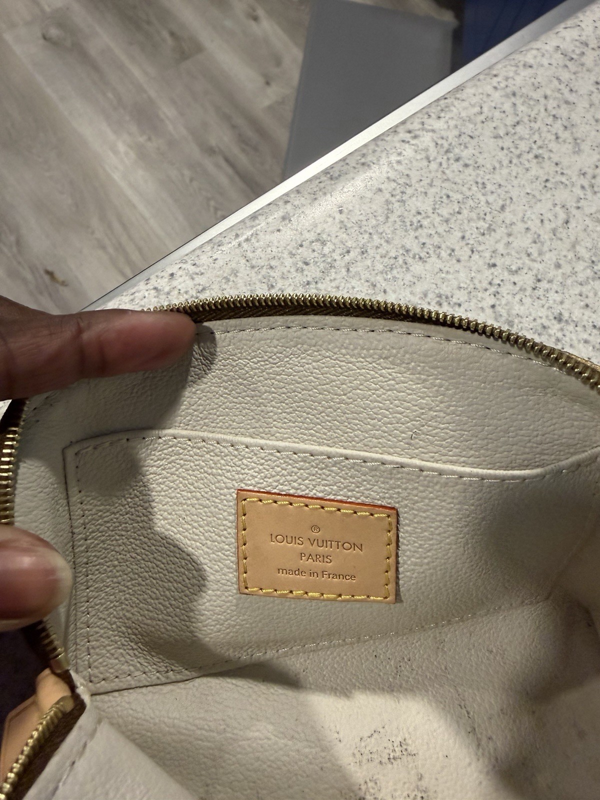 Authentic Louis Vuitton Cosmetic Pouch- Limited Edition Travel Stickers Monogram