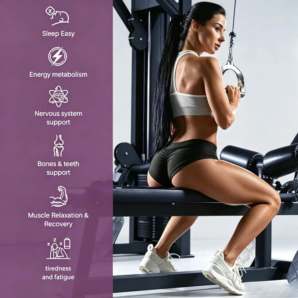 Totaria Magnesium 12-in-1 Complex ,12 Active Forms for Muscle & Relaxation,700mg