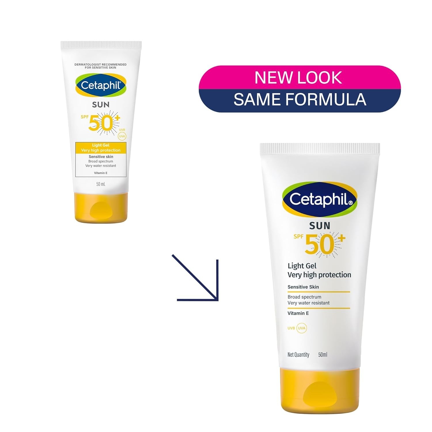 Cetaphil Sun SPF 50 Sunscreen Light Gel 50 ml – Very High Protection SPF 50+