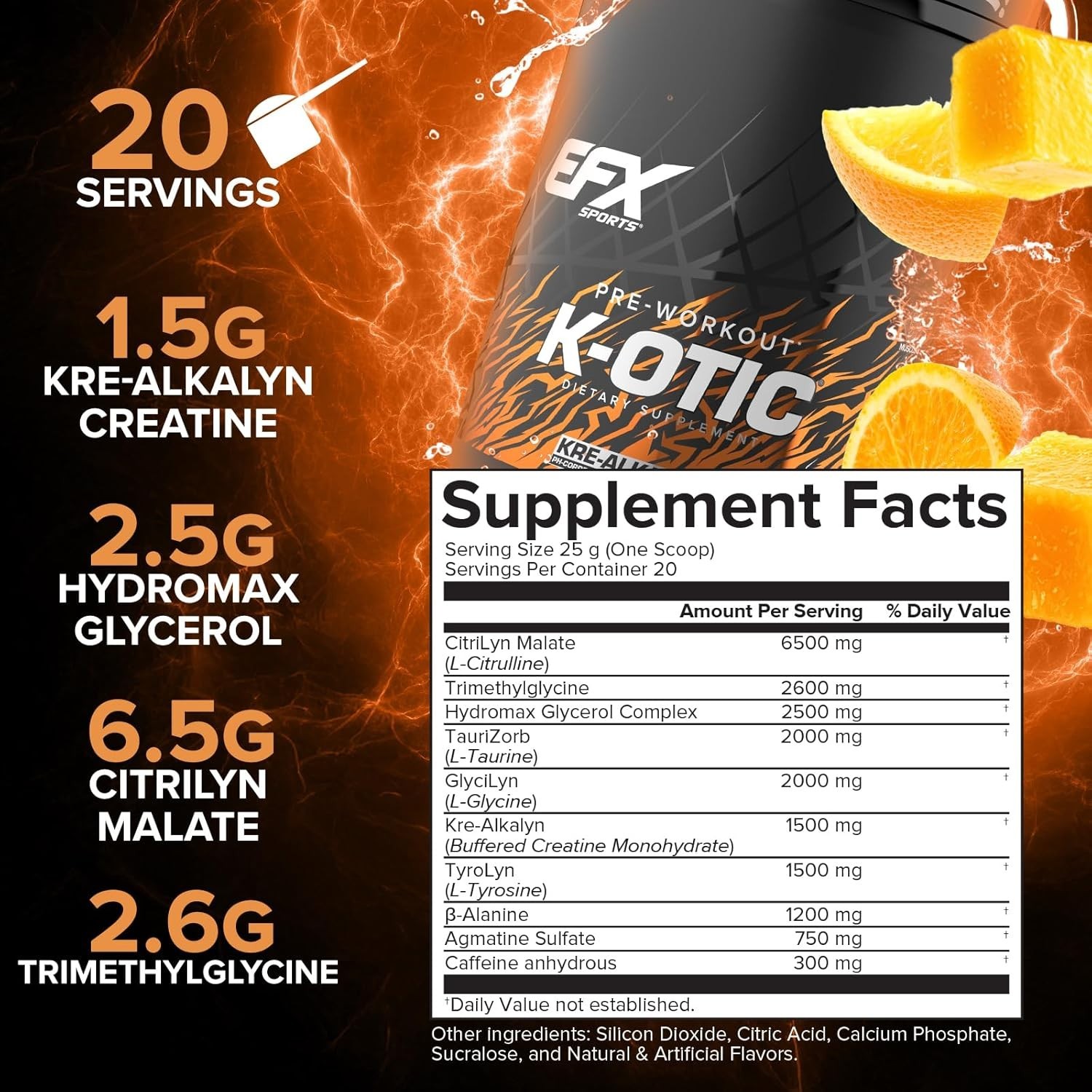 EFX, K-Otic Sample Packets, Blueberry Crush & Orange Mango, 5 of each flavor