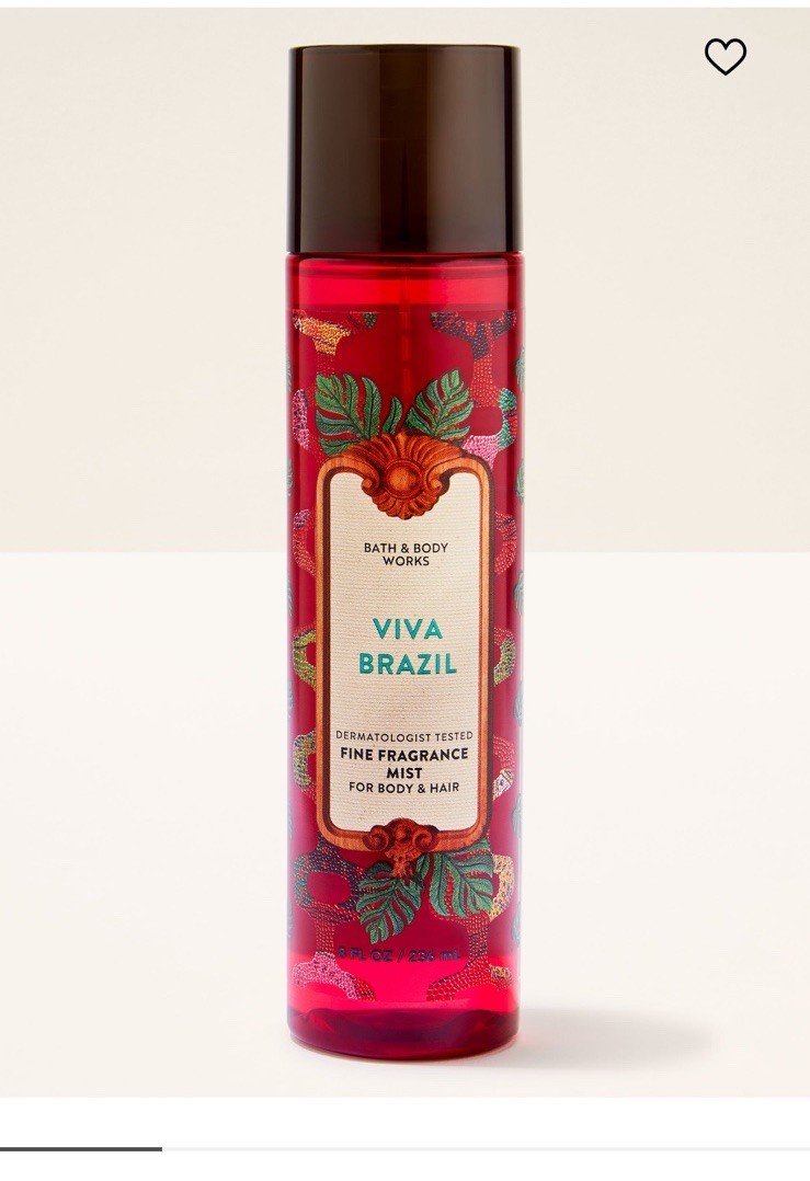 Viva Brazil Fine Fragrance Mist 8 fl oz Dermatologist Tested