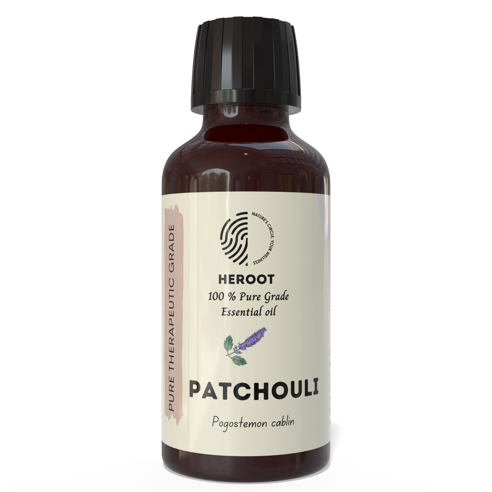Heroot Patchouli Pure Essential Oil for Diffuser Aromatherapy Home Fragrance
