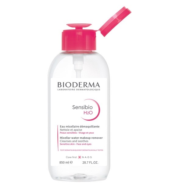 2 PK. BIODERMA SENSIBIO H2O THE ORIGINAL MICELLAR WATER MAKEUP REMOVER 28.7 OZ.