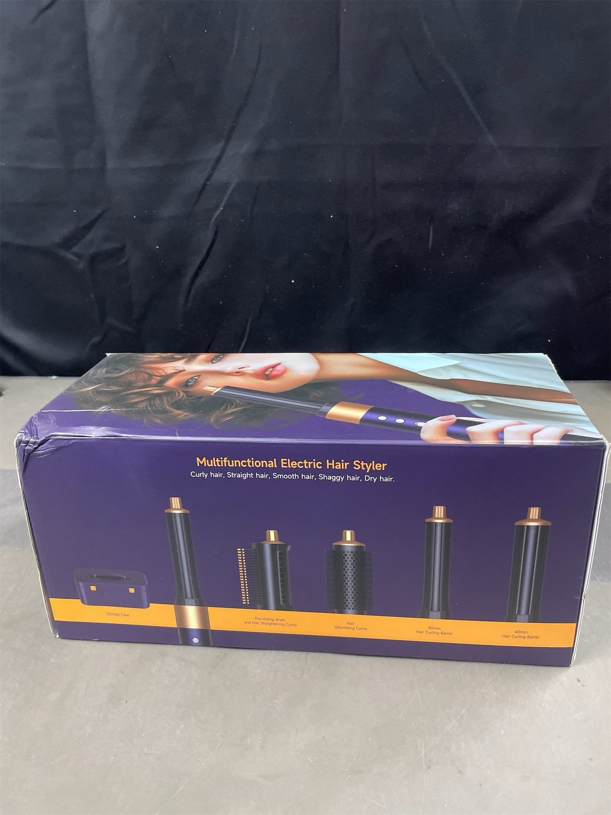 & HR-01 Multifunctional Hair Styler (3+2+2+1) 8-in-1 Integrated Functions: Negat