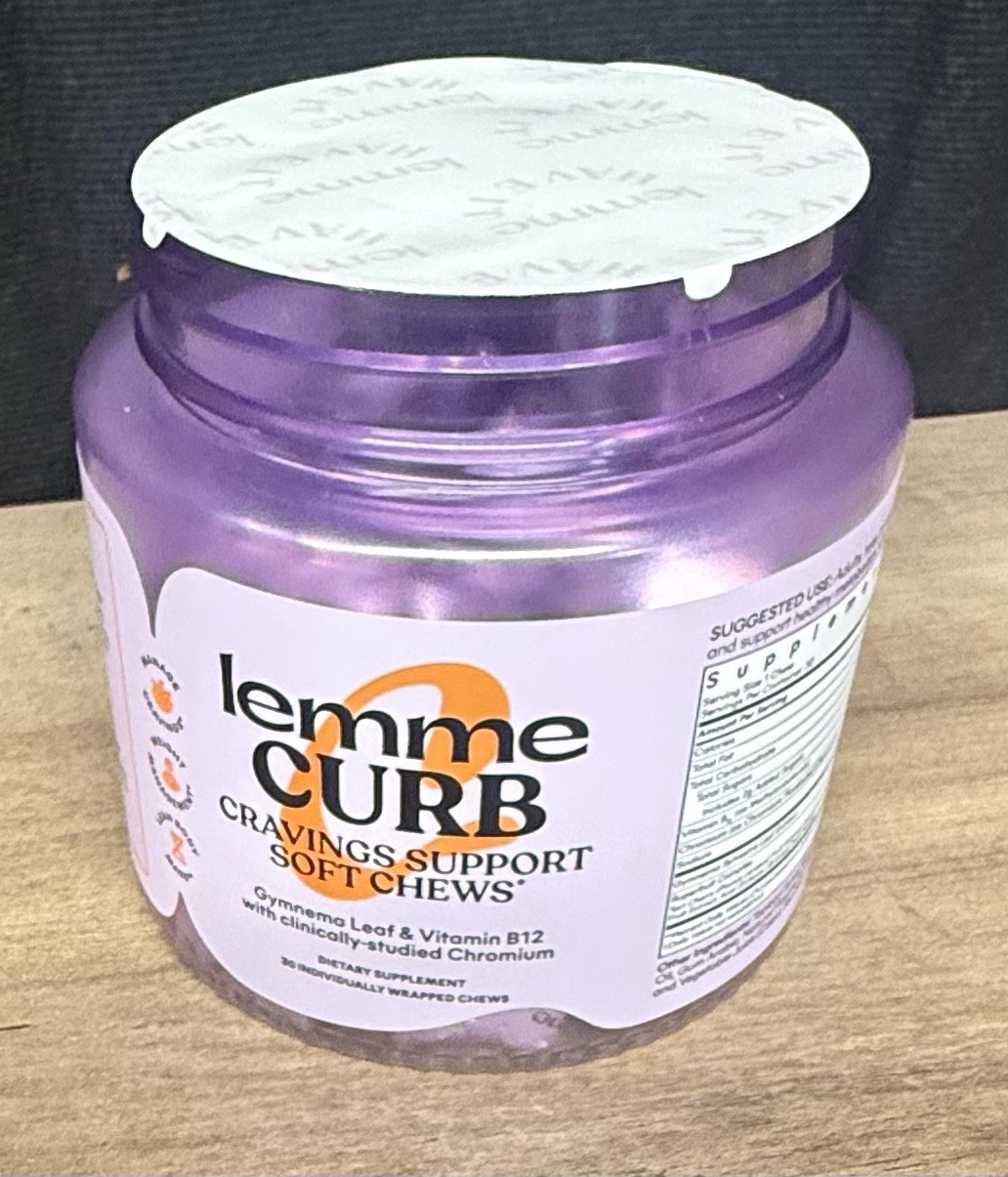 Lemme Curb Cravings Support Soft Chews 30 count exp: 09/2027