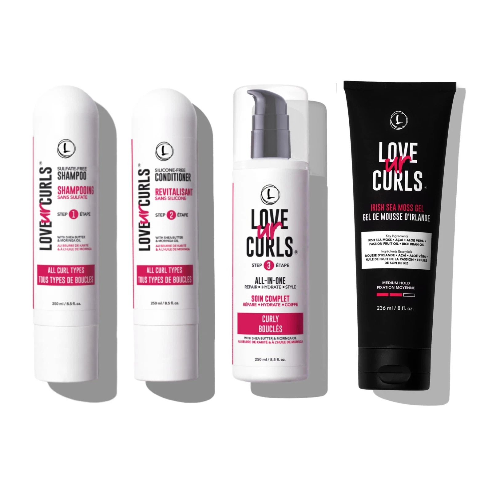 – Shampoo, Conditioner, Curly All In One Styler to repair, define and hydrate…