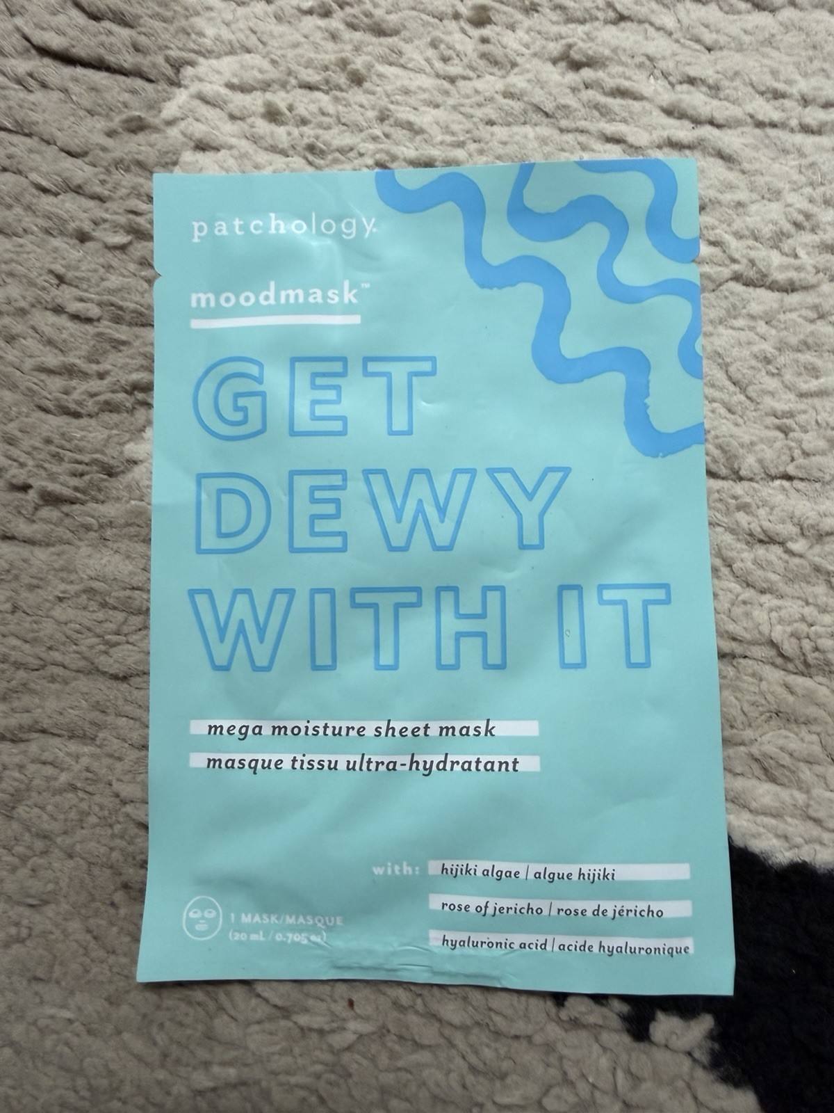 Patchology Moodmask Get Dewy With It Mega Moisture Sheet Mask 1 Ct No Box