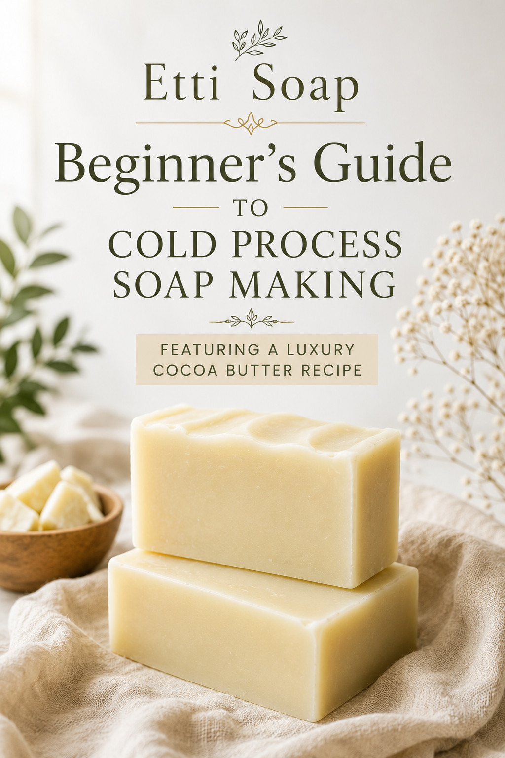 Beginner’s Guide to Cold Process Soap Making (Includes Full Recipe)