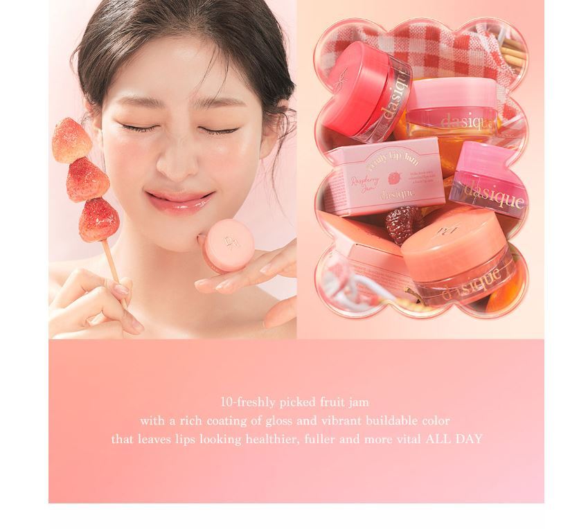 Dasique Fruity Lip Jam 10 Colors 4g 2023 New