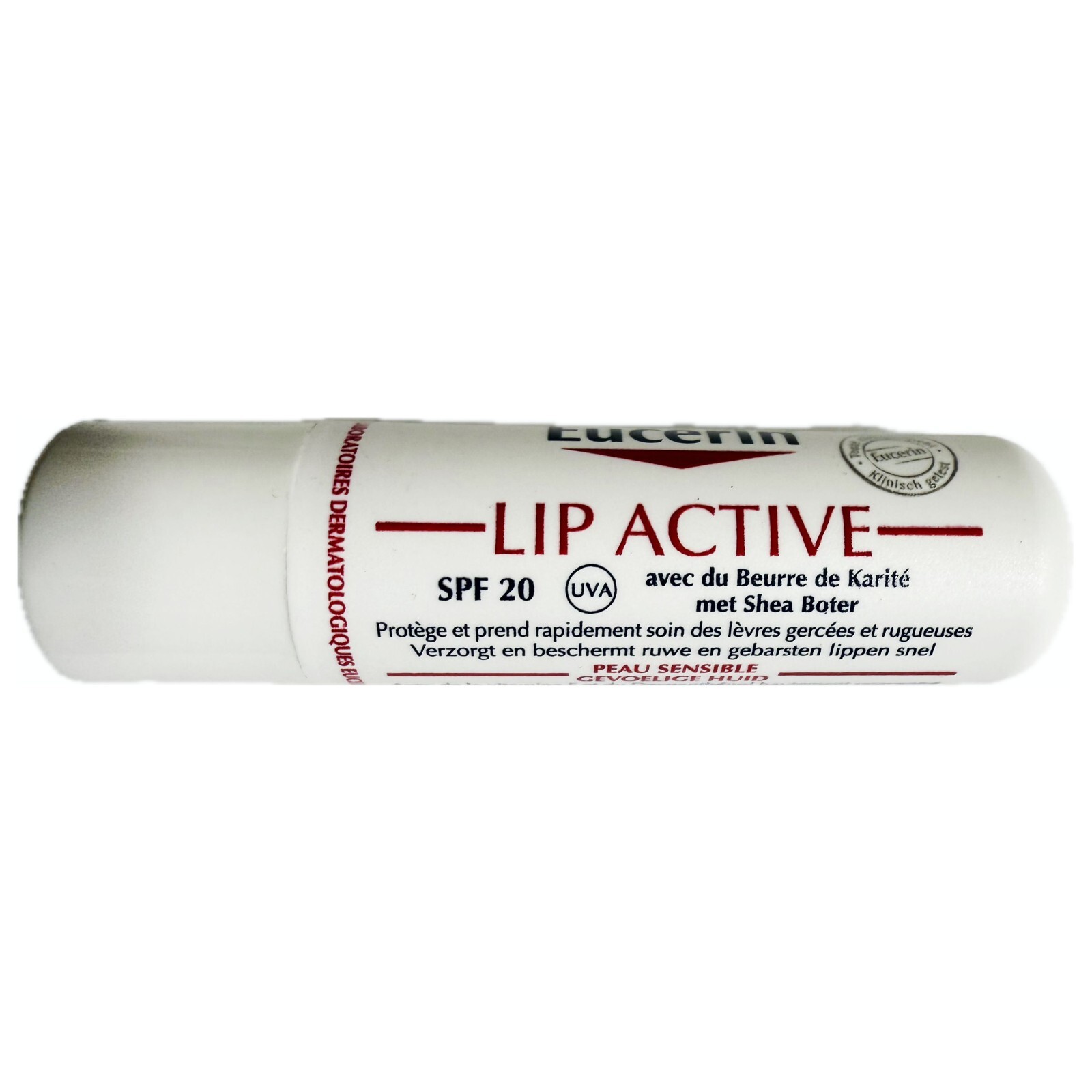 Eucerin Lip Active Lip Balm 4.8g SPF 20 NEW Expiration Date: 04/2026