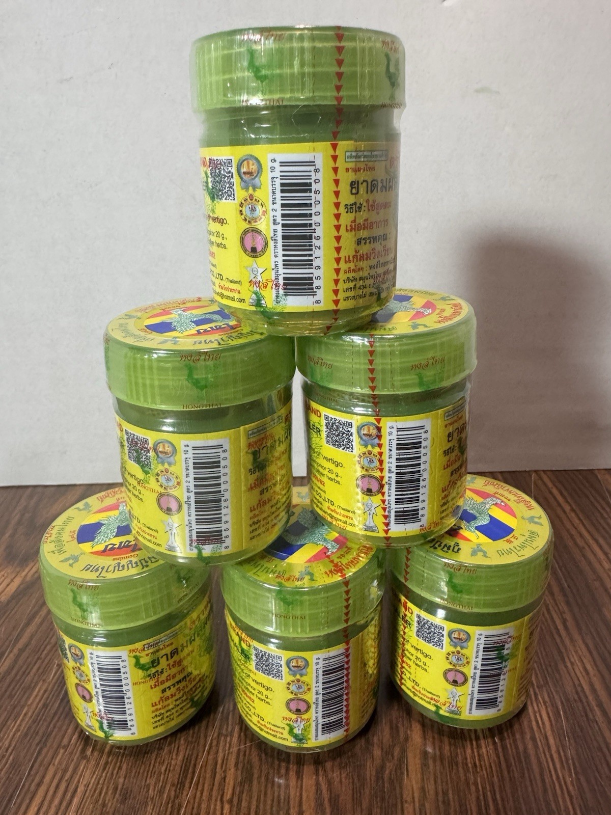 New & Sealed! Traditional Thai Herbal Inhalers Pack Of 6 Ships Free From USA