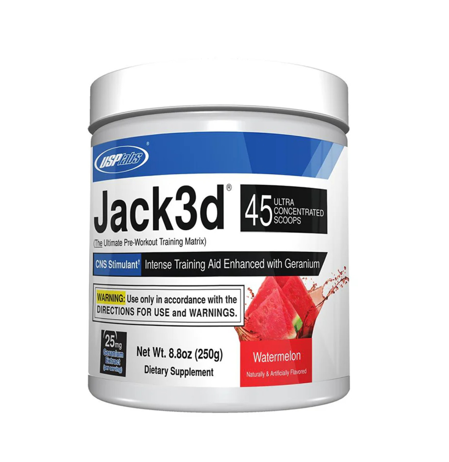 USP Labs Jack Pre- Workout – 45 Servings 3D Watermelon Flavor