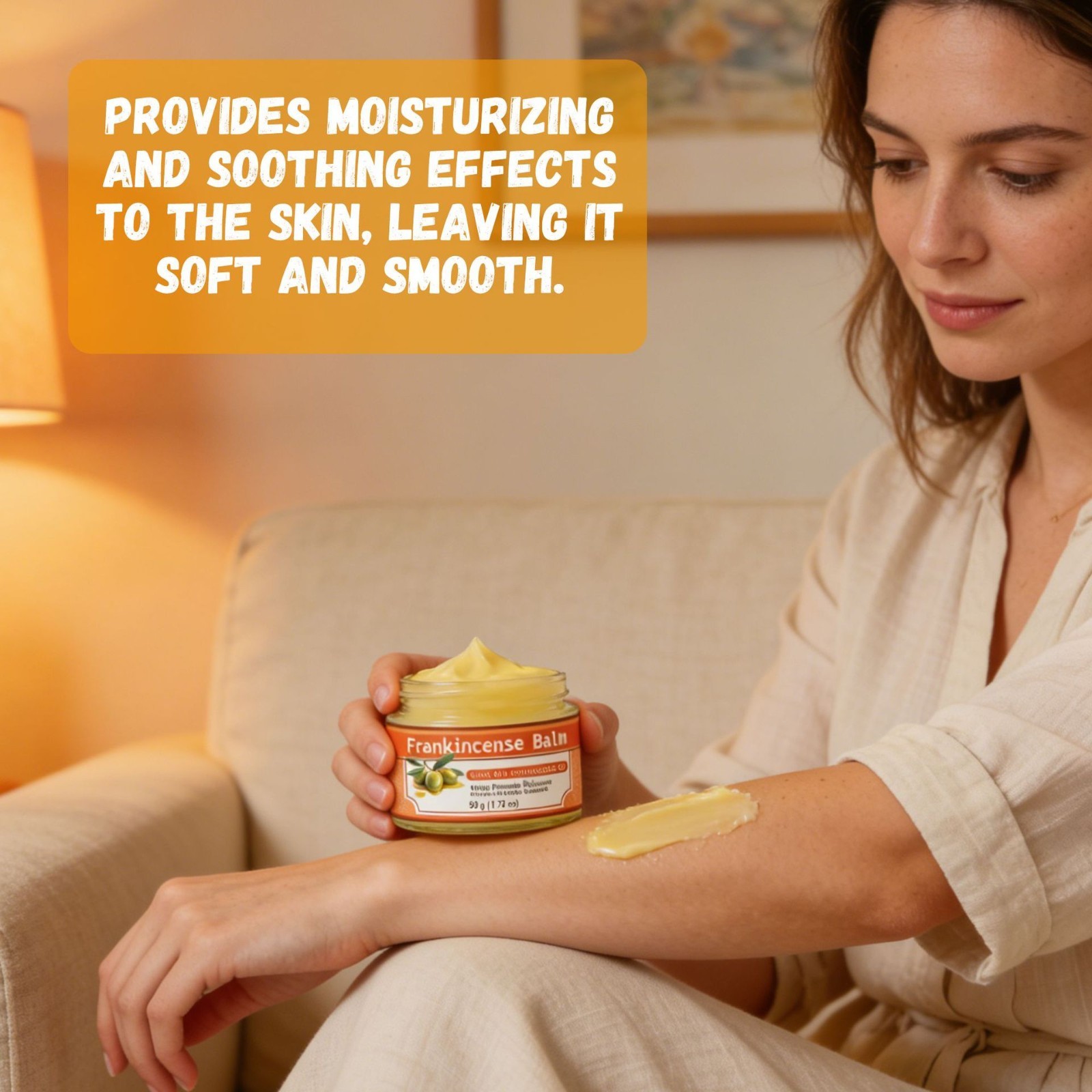 Frankincense Balm – Soothing Moisturizing Balm for Dry Skin, Soft & Nourished