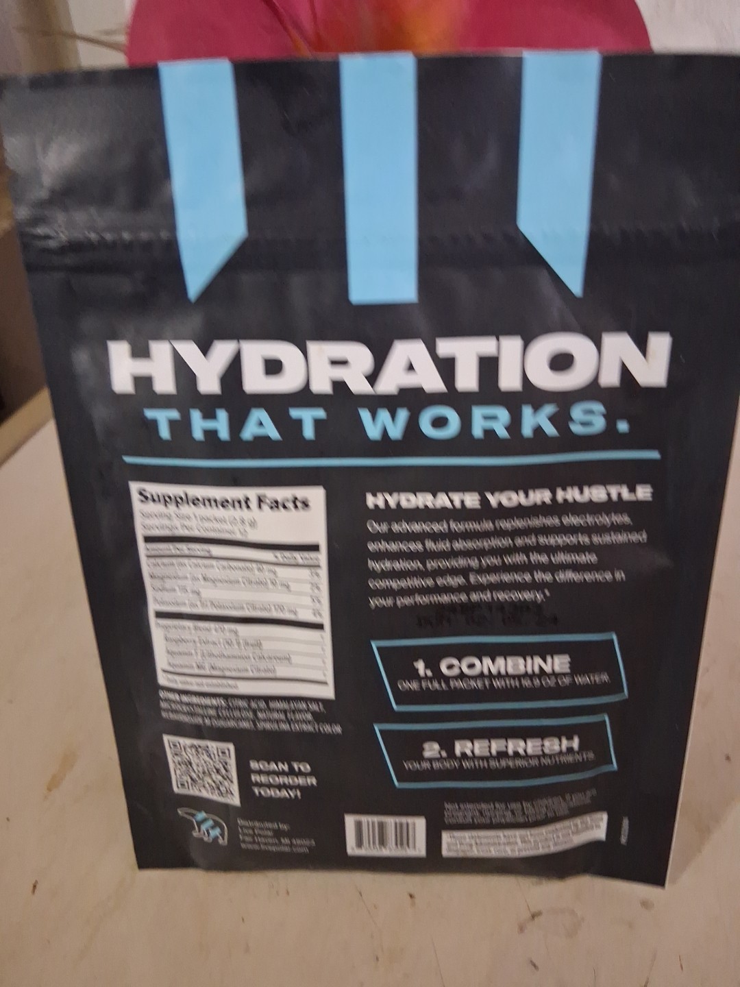 Total Life Changes BEAR LYTE HYDRATION 12 SACHETS No Sugar