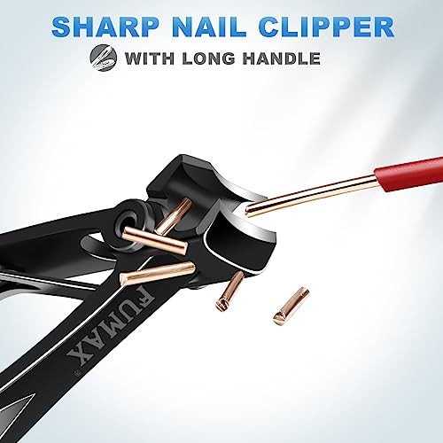 Toenail Clippers for Seniors Thick Toenails, Heavy Duty Large Nail Black