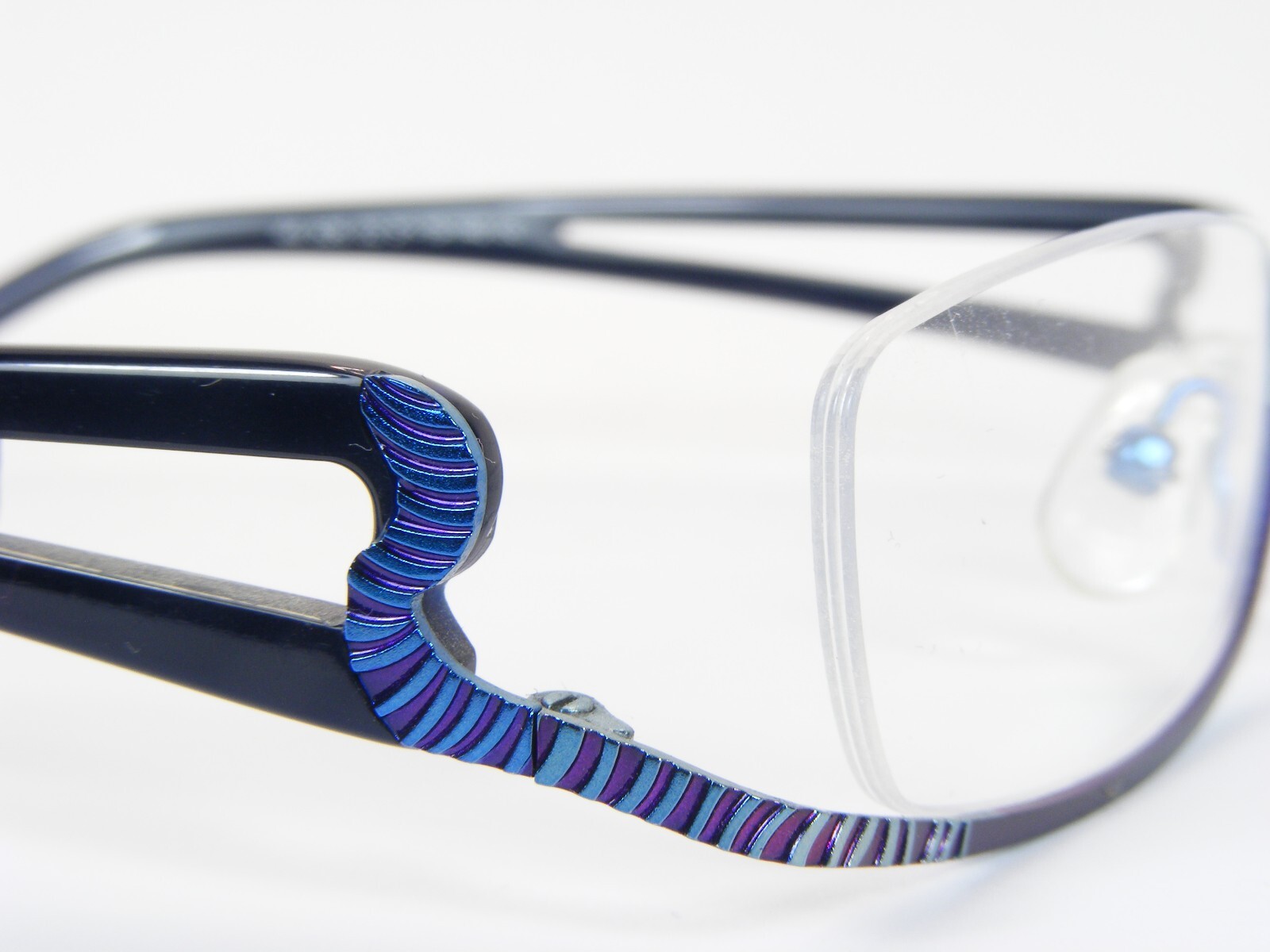 OU 44.626.02 Purple /Teal Blue UNIQUE RARE EYEGLASSES GLASSES FRAME 51-19-140mm