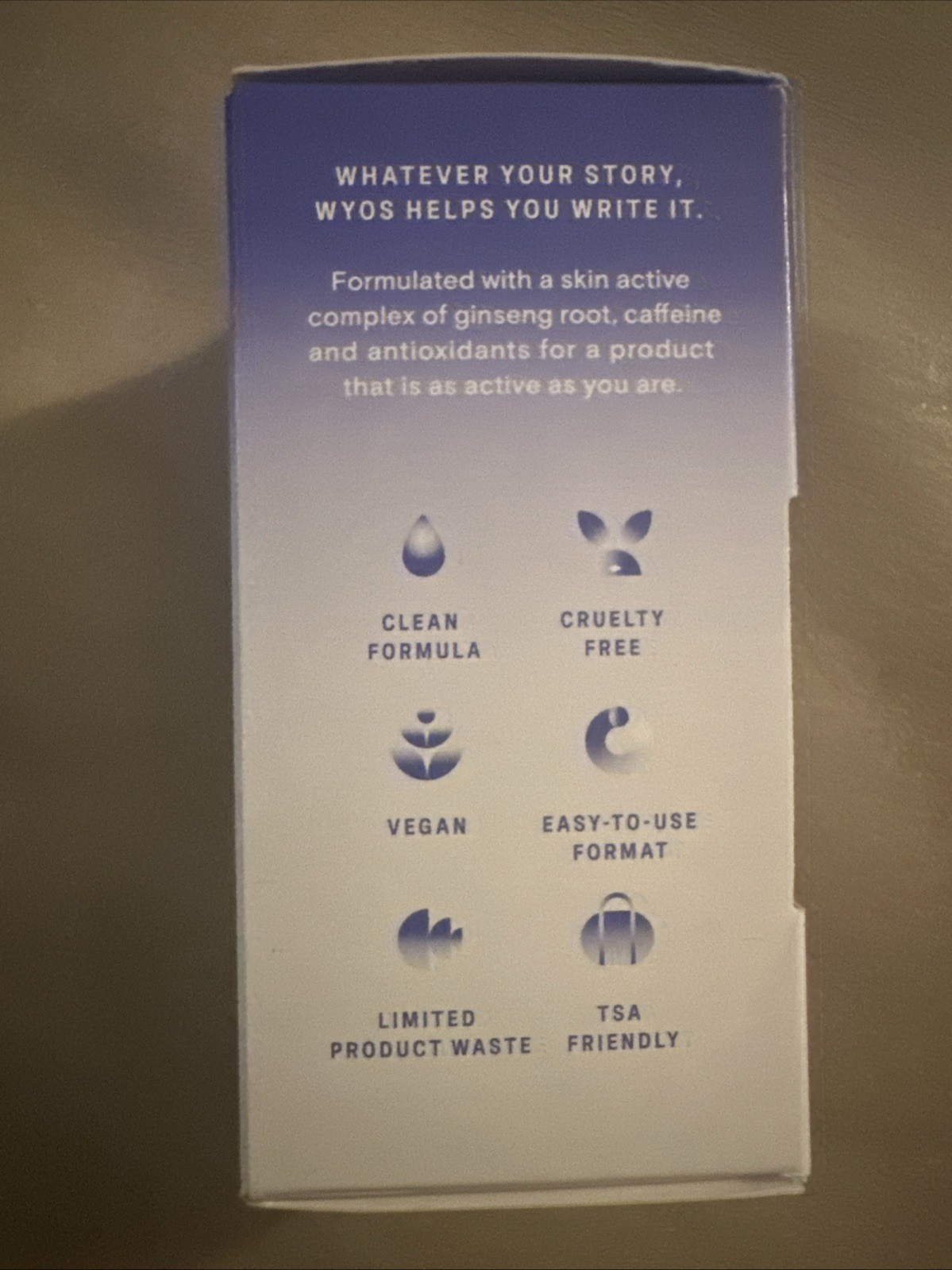 WYOS The Big Reveal Purifying Face Mask Stick Cruelty Free & Vegan