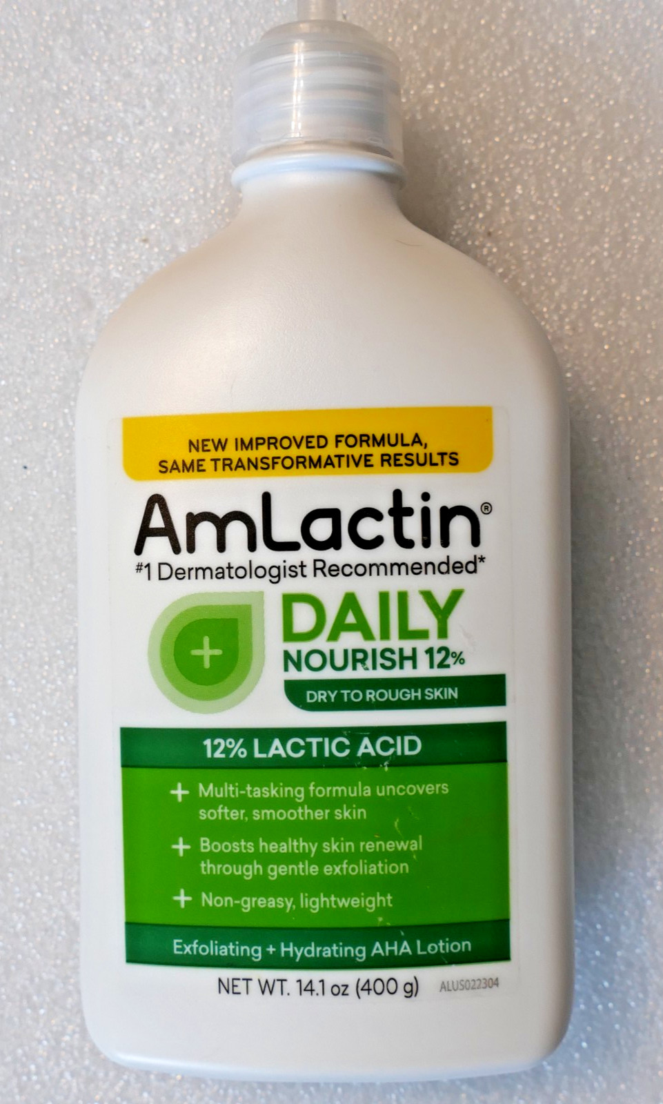 AmLactin #1 Dermatologist Recommended Daily Nourish Lotion, 14.1 oz, BROKEN PUMP