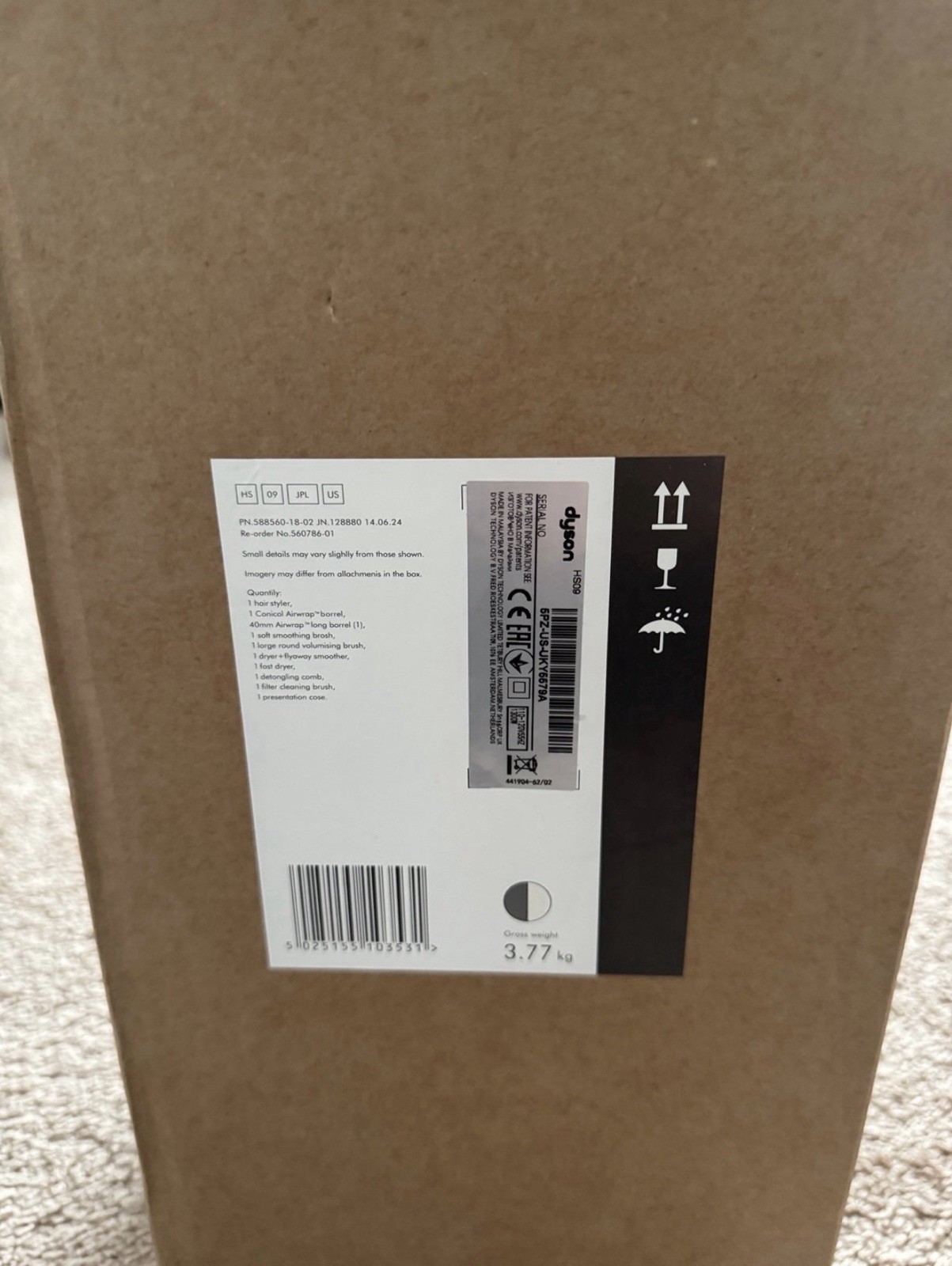 dyson airwrap coanda 2 x multi styler dryer