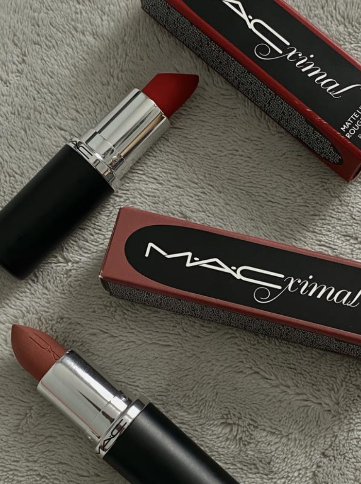 MAC Cosmetics M·A·Cximal Silky Matte 12HR Wear Lipstick,26 colors,0.12 oz
