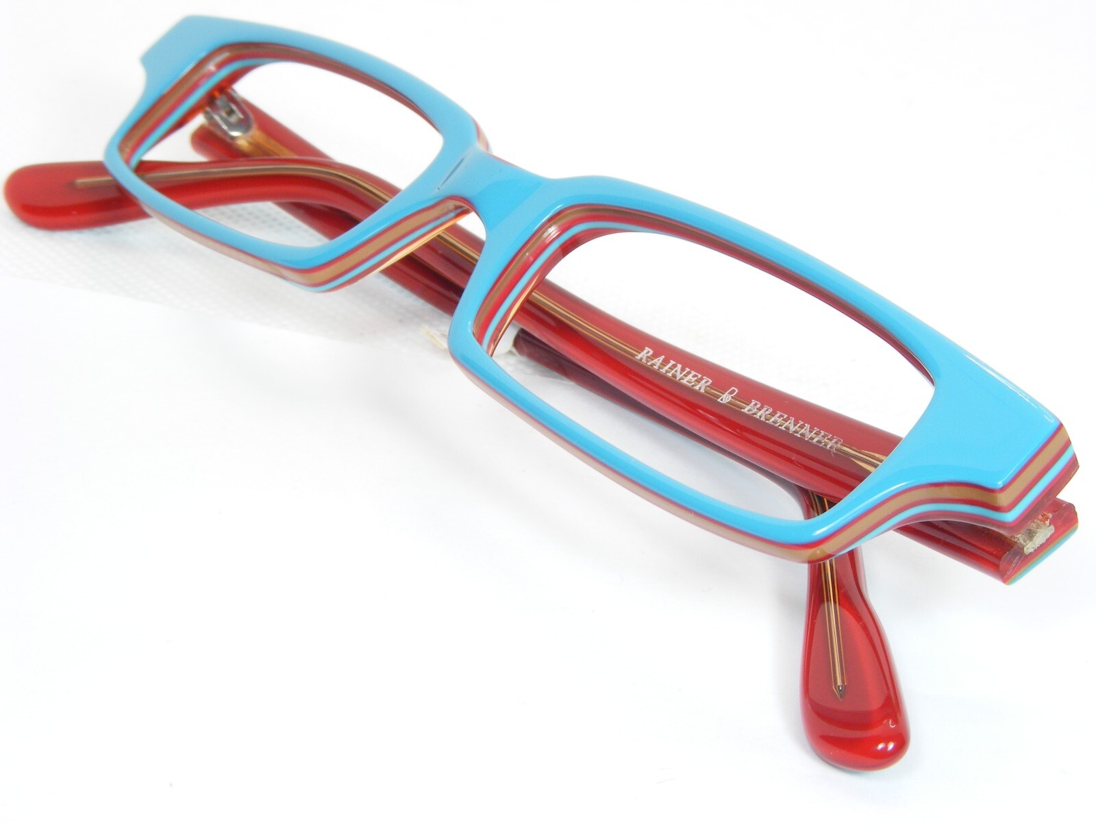 RAINER & BRENNER 2355 2069 Blue / Multicolor Unique RARE EYEGLASSES 50mm (NOTES)