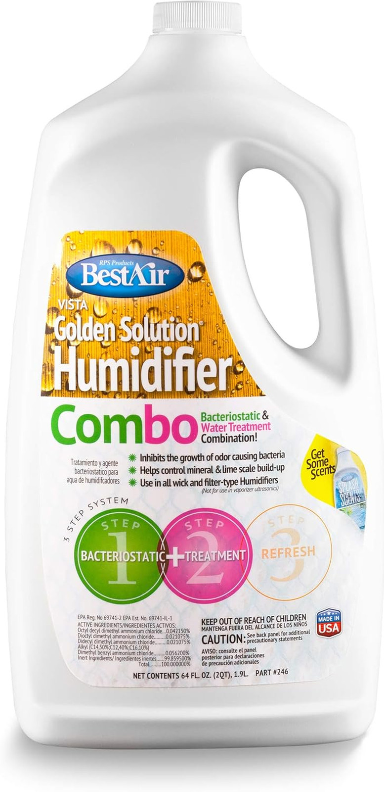 TREATMENT WATER/BAC 64OZ