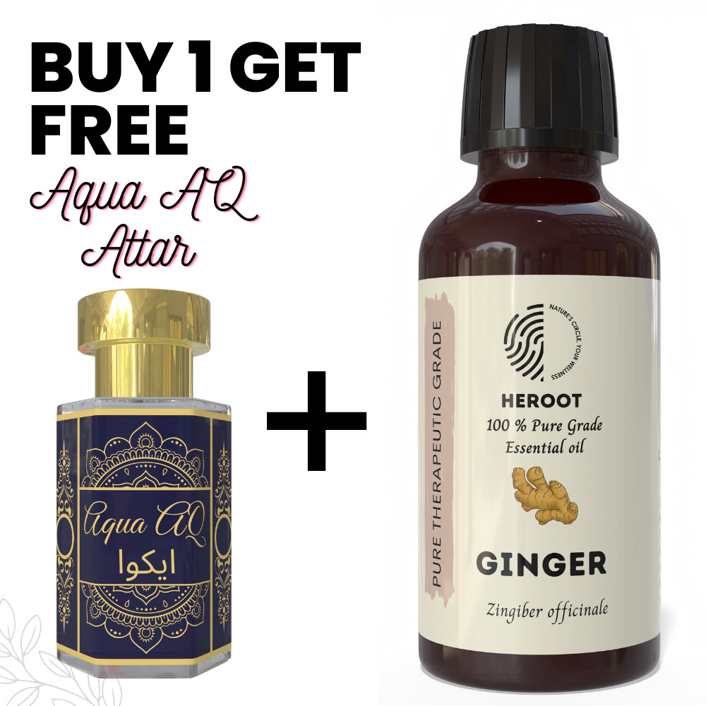 Ginger Essential Oil 10ml Aromatherapy Diffuser Home Fragrance DIY + Free Attar
