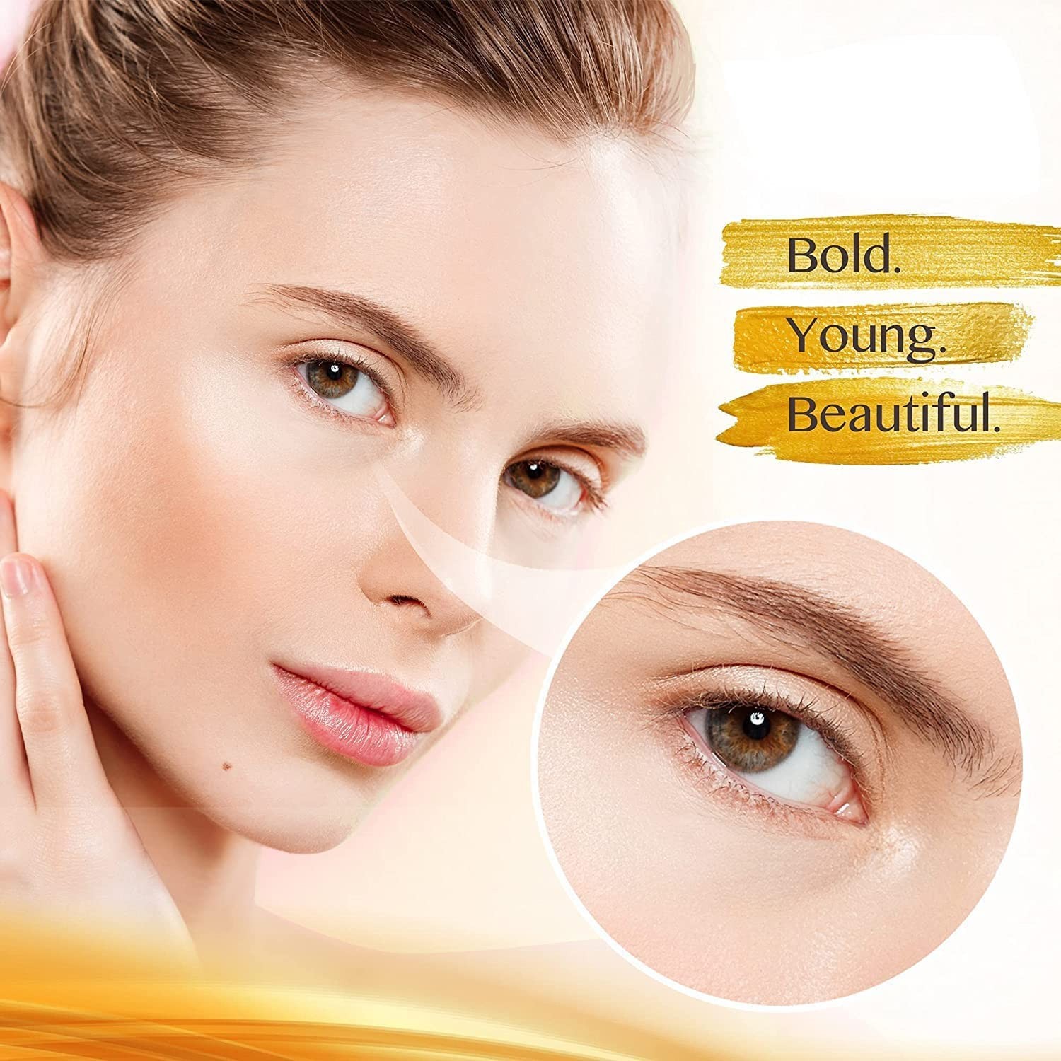 24K Gold Under Eye Patches Collagen Anti-Aging Dark Circles Puffiness 16 Pairs