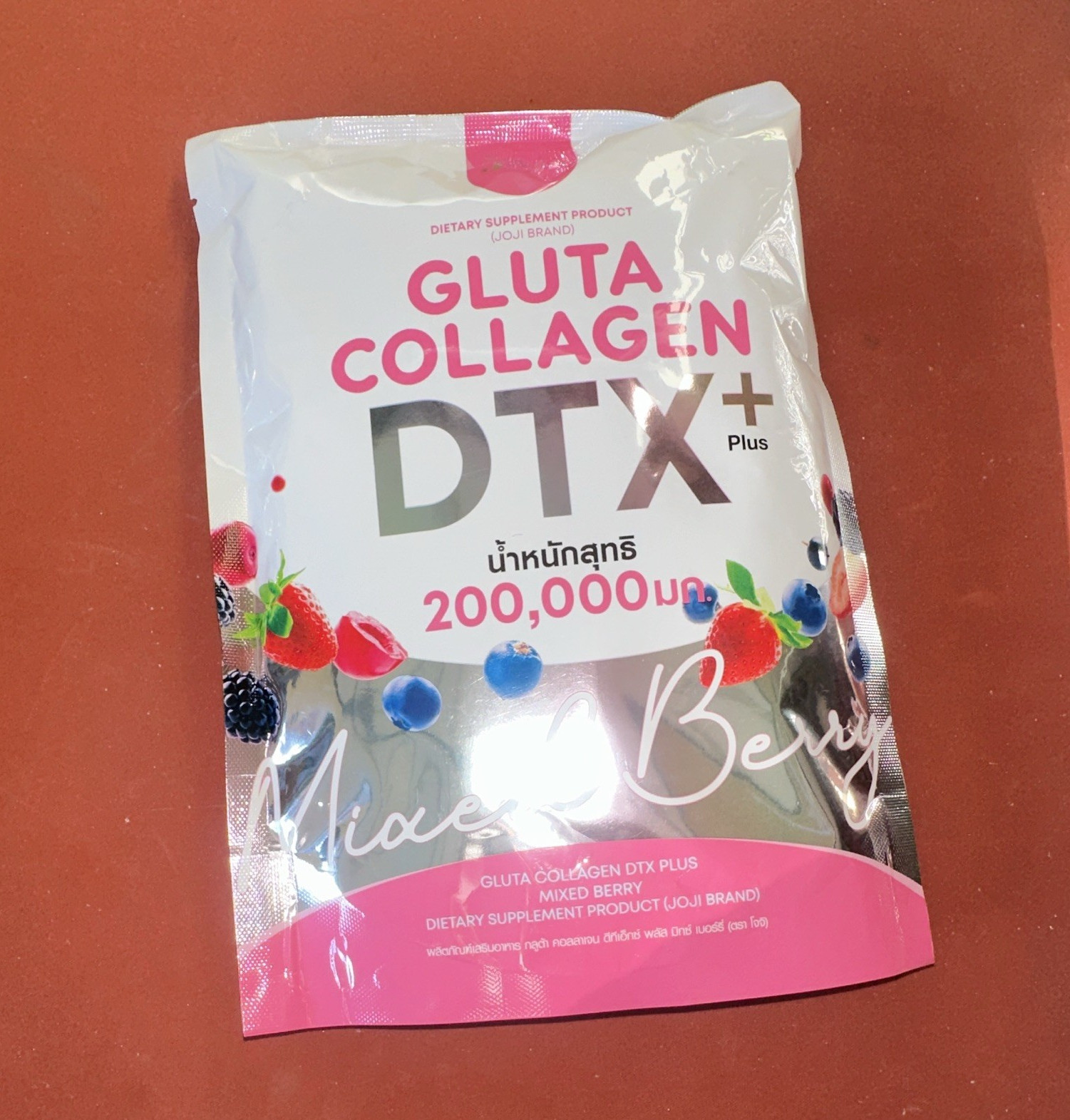 JOJI Gluta Collagen DTX Plus Powder Mixed Berry Cleansing Detox 20g Sachet
