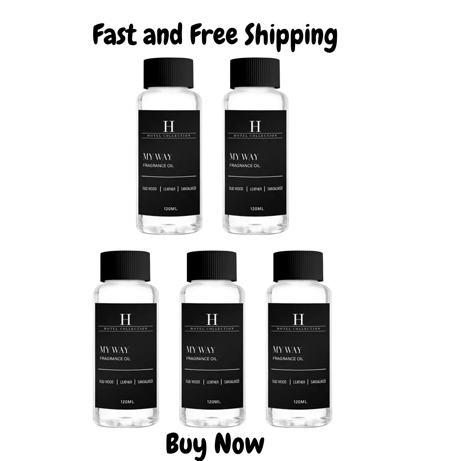 Hotel Collection My Way Essential Oil-Luxurious 120ml Scent (pack of 5)