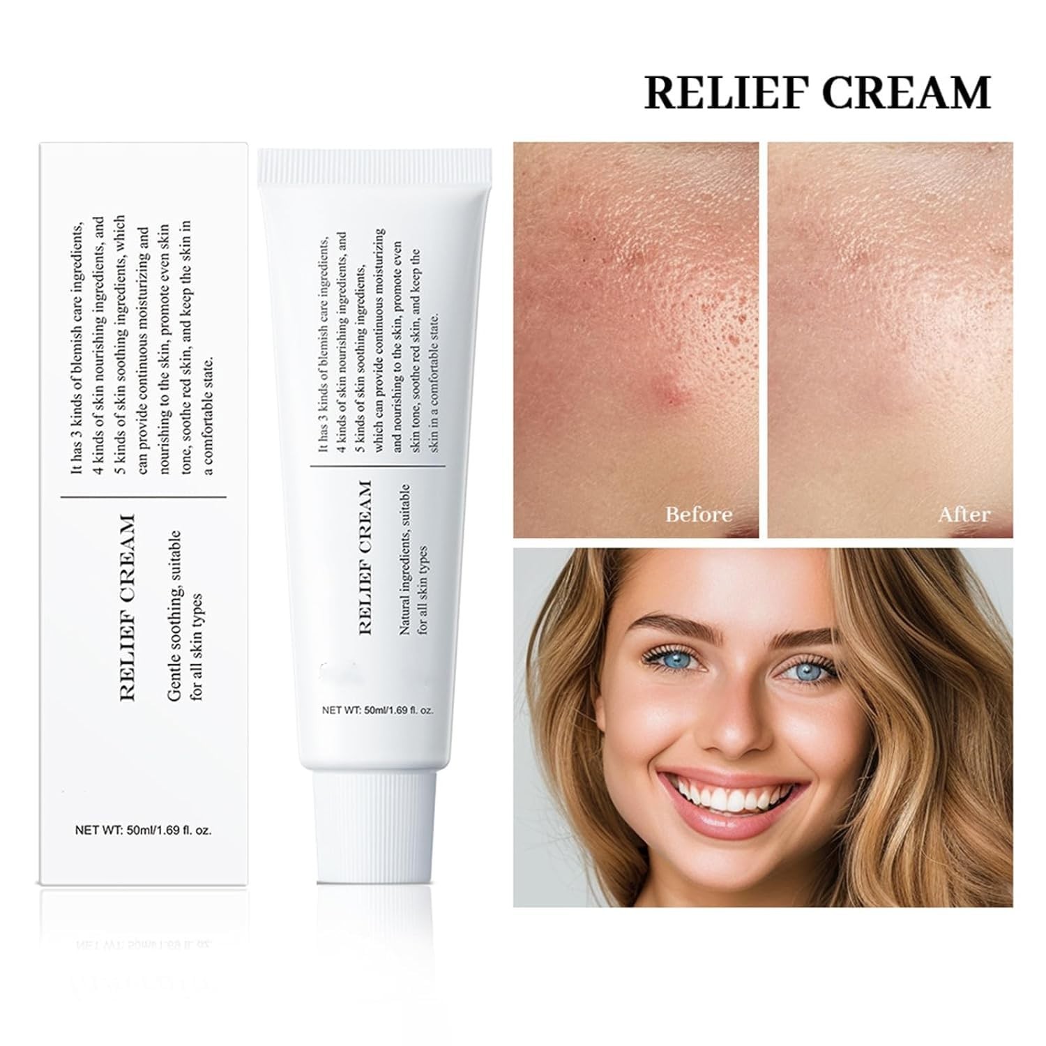 Korean Soothing Repair & Hydration Cream Duo