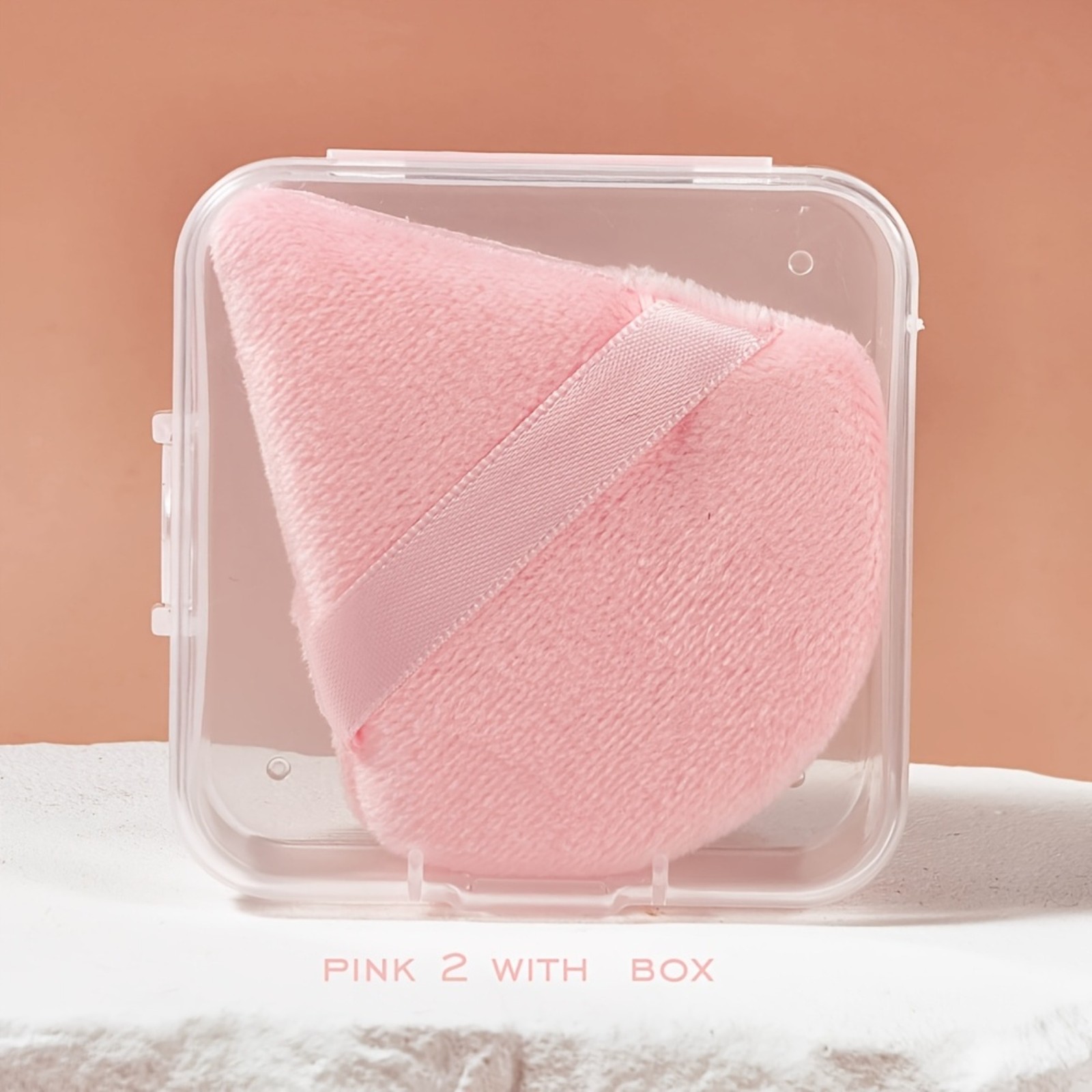 6PCS Triangle Powder Puff with Dust-Proof Box Setting Loose Powder Makeup